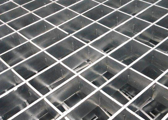 आउटडोर प्लेटफार्म कैटवॉक स्टील ग्रेटिंग 1000x1000 एमएम स्टेनलेस स्टील 304